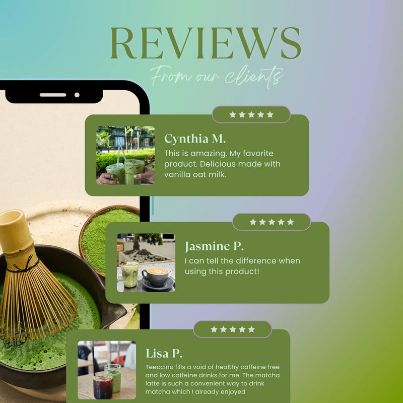 Teeccino Miraculous Mushrooms® Matcha Latte Instant Latte