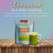 Teeccino Miraculous Mushrooms® Matcha Latte Instant Latte