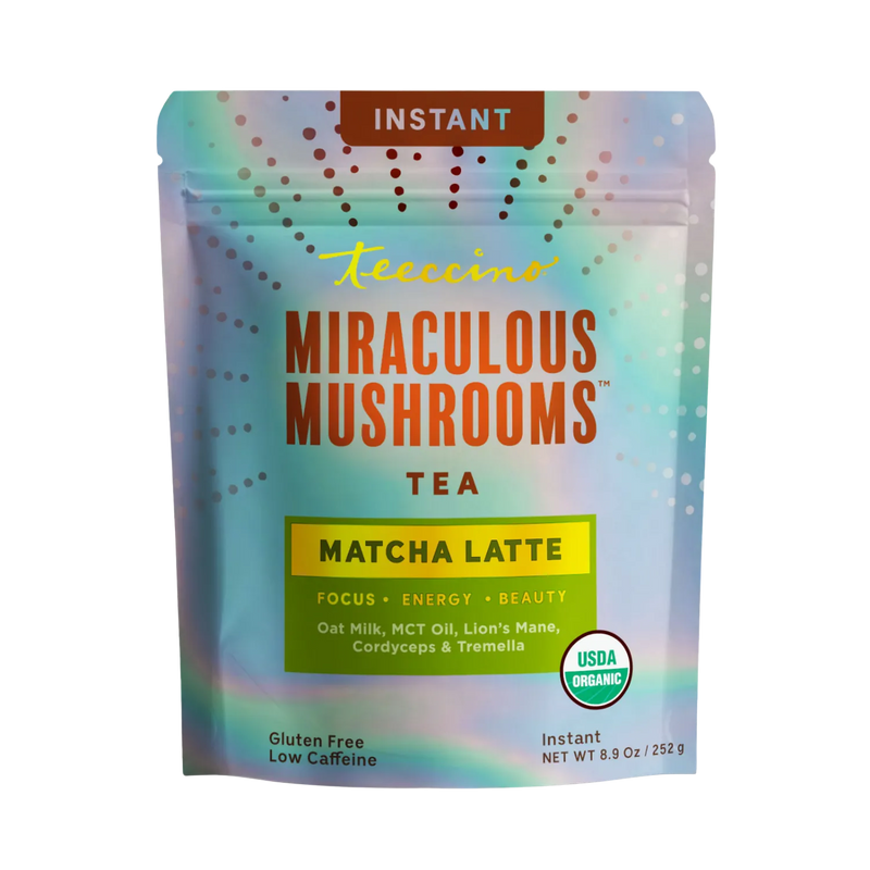 Teeccino Miraculous Mushrooms® Matcha Latte Instant Latte