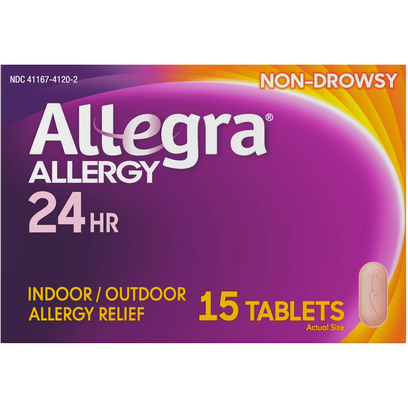 Allegra Allegra Tablets 24 Hrs Non Drowsy Indoor/Outdoor Allergy Relief Health & Beauty