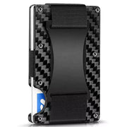 SmartPursue™ Carbon Fiber Wallet - RFID Blocking Metal Card Holder Card Wallet