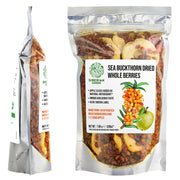 SiberianGreen.com Sea Buckthorn Berries with Apple Slices – A Nutrient-Packed Superfood (200 g) Tea & Infusions