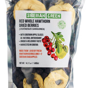 SiberianGreen.com Premium Wild-Harvested Dried Red Hawthorn Berries with Apple Slices. 100% Natural & Nutrient Rich, 400g Tea & Infusions