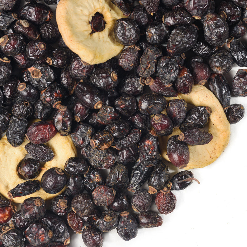 SiberianGreen.com Antioxidant-Rich Superfood: Premium Dried Rose Hips with Apple Slices Tea & Infusions