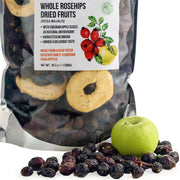 SiberianGreen.com Antioxidant-Rich Superfood: Premium Dried Rose Hips with Apple Slices Tea & Infusions