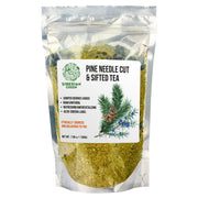 SiberianGreen.com White Pine Needle Tea Loose Powder with Juniper Berries 200g – 100% Natural & Organic from Siberian Green Tea & Infusions White Smoke