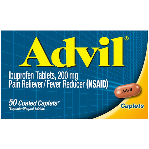 Advil Advil Pain Reliever/ Fever Reducer 200 Mg Caplets 50Ct Health & Beauty