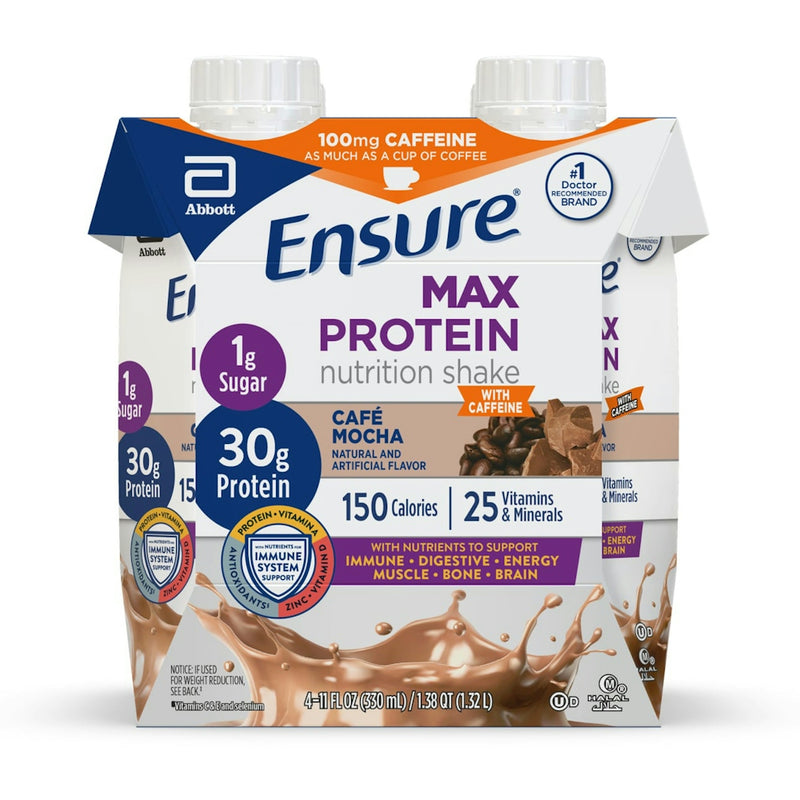Ensure Ensure Max Protein Cafe Mocha Nutrition Shake 4 11 Fl Oz Cartons Fitness & Nutrition
