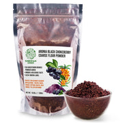 SiberianGreen.com Siberian Green - Black Aronia Berry & Sea Buckthorn Powder – 300g (10.58 oz) Tea & Infusions