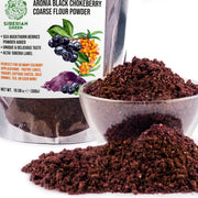 SiberianGreen.com Siberian Green - Black Aronia Berry & Sea Buckthorn Powder – 300g (10.58 oz) Tea & Infusions