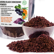SiberianGreen.com Siberian Green - Black Aronia Berry & Sea Buckthorn Powder – 300g (10.58 oz) Tea & Infusions