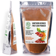 SiberianGreen.com Siberian Hawthorn Powder with Sea Buckthorn – 300g Tea & Infusions