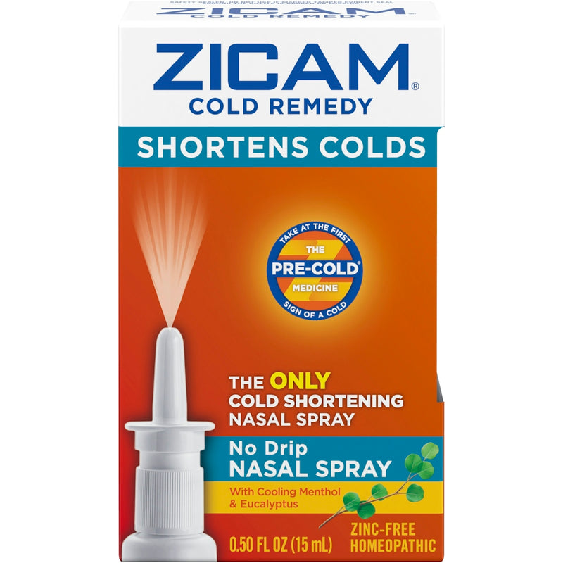 Zicam Zicam Cold Remedy, No Drip Nasal Spray, 0.50 Fl Oz (15 Ml) Medicine & Drugs