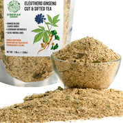 SiberianGreen.com Organic Siberian Ginseng Powder with 10% Ginkgo Biloba Tea & Infusions