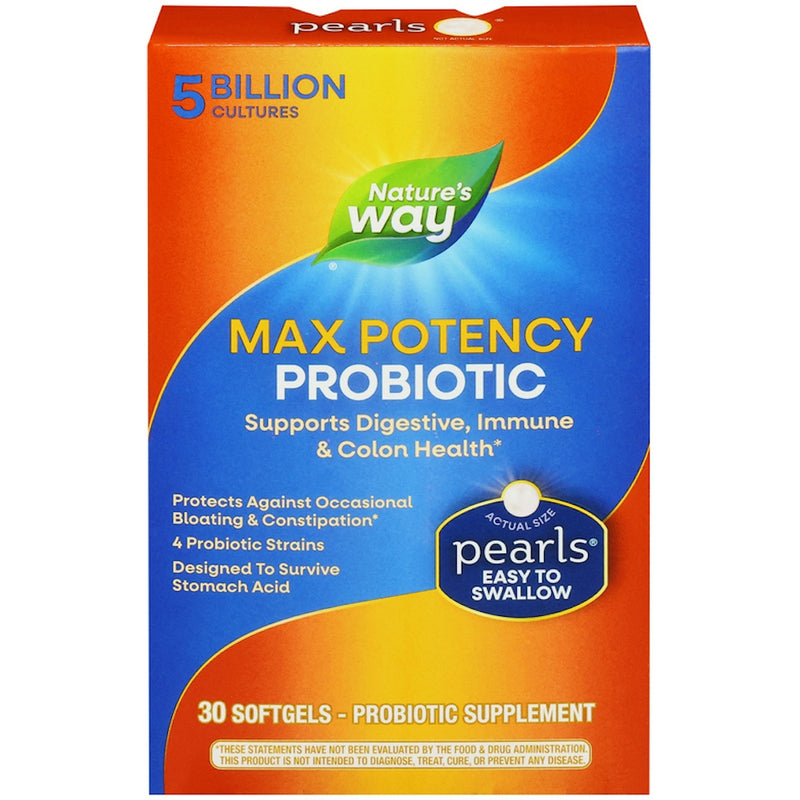 Nature's Way Nature's Way Max Potency  Probiotic  30 Softgels Vitamins & Supplements
