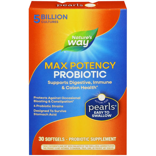 Nature's Way Nature's Way Probiotic Pearls Max Potency Softgels - 30ct Vitamins & Supplements