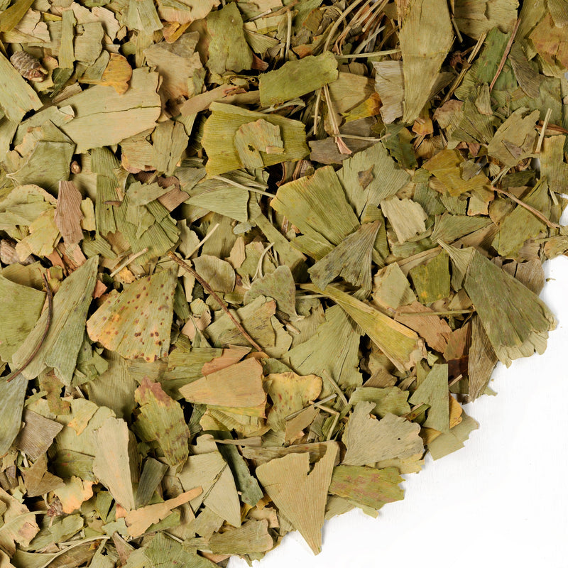 SiberianGreen.com Organic Ginkgo Leaf Tea – 200g Premium Ginkgo Biloba Leaves with Sea Buckthorn Tea & Infusions