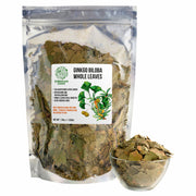 SiberianGreen.com Organic Ginkgo Leaf Tea – 200g Premium Ginkgo Biloba Leaves with Sea Buckthorn Tea & Infusions