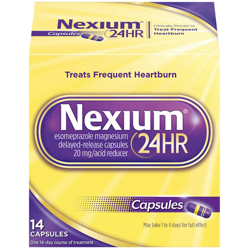 Nexium Nexium 24HR Acid Reducer – Heartburn Relief Capsules (Esomeprazole Magnesium) Health & Beauty