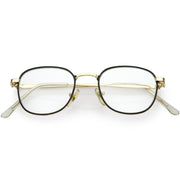 zeroUV True Vintage Dapper Square Clear Lens Glasses C718 Glasses