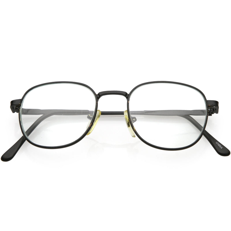zeroUV True Vintage Dapper Square Clear Lens Glasses C718 Glasses