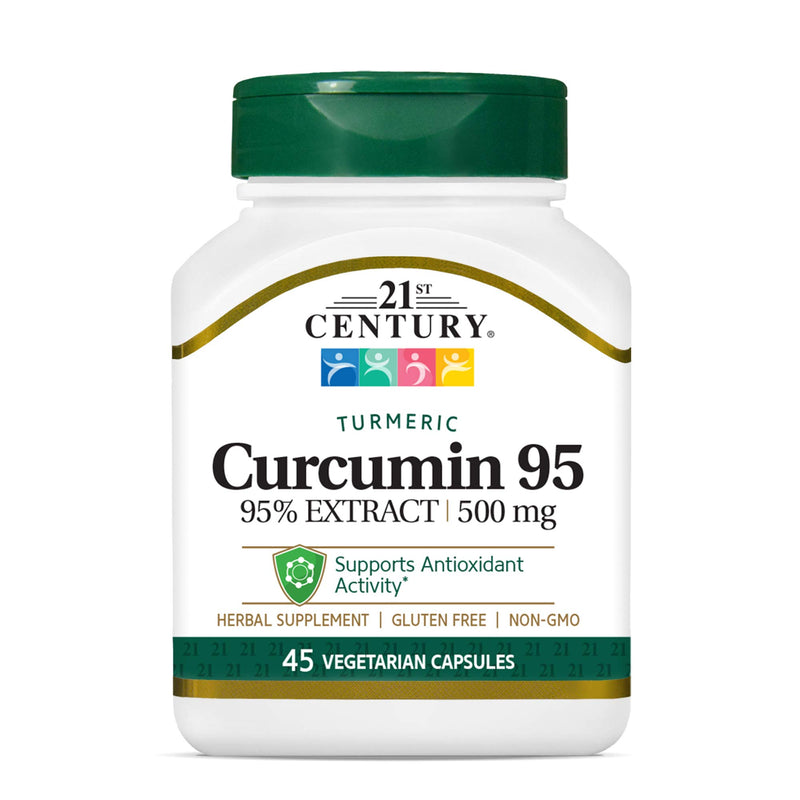 21st Century 21st Century Curcumin 95, 500 Mg, 45 Vegetarian Capsules Vitamins & Supplements