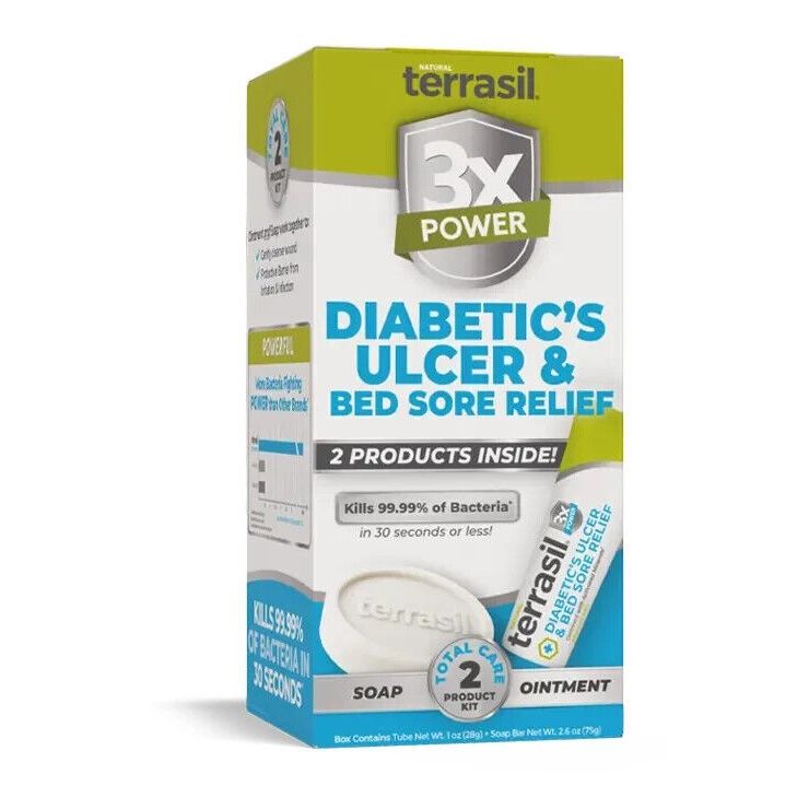 Terrasil Terrasil Diabetic's Ulcer And  Sore Relief  Kit Shipping Supplies