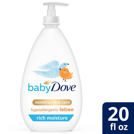 Dove Baby Dove Rich Moisture Lotion 4-20 Fl. Oz. Pumps Baby & Toddler