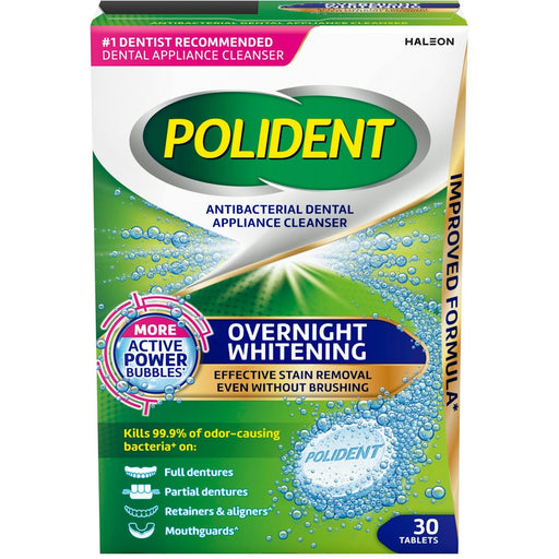 Polident Polident Antibacterial Dental Appliance Cleanser, Tablets Personal Care