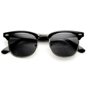 zeroUV Vintage Half Frame Polarized Horned Rim Sunglasses 2936 Sunglasses