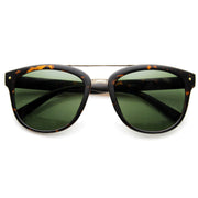 zeroUV Dapper GQ Mens Crossbar Square Aviator Fashion Sunglasses 8962 Sunglasses