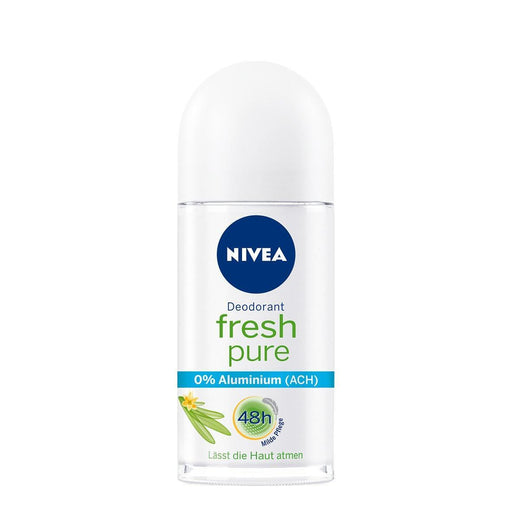 Nivea Nivea Fresh Pure 0% Aluminum 48 Hour Protection Roll On Deodorant 50ml Deodorant