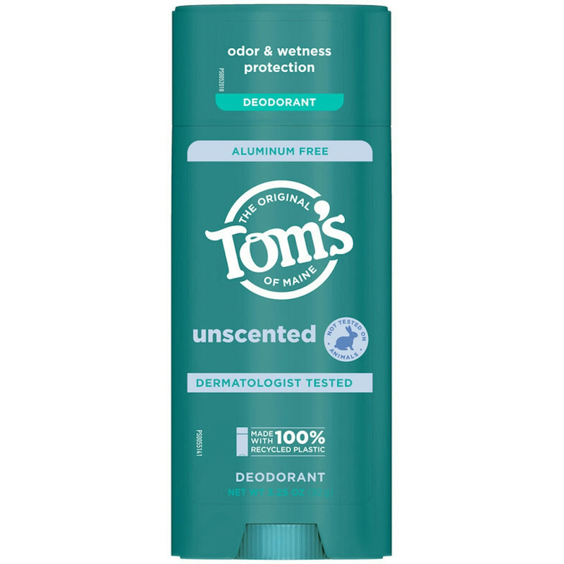 Tom's of Maine Tom's of Maine Unscented Aluminum Free Deodorant 3.25 Oz Stick Deodorant
