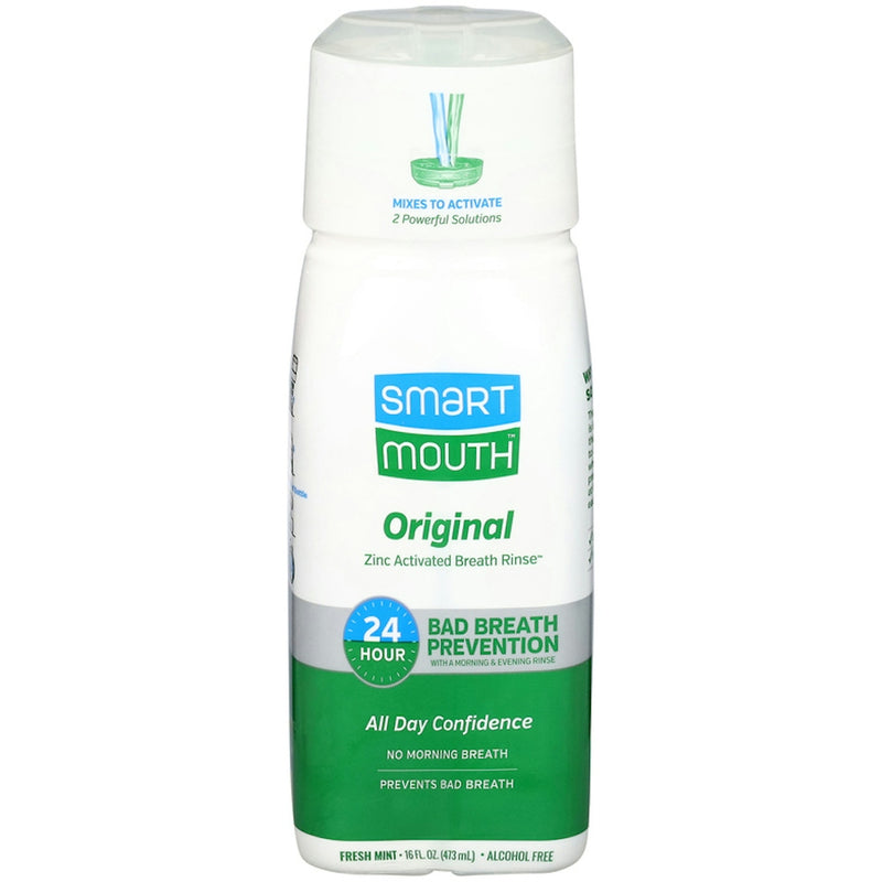 Smart Mouth Smart Mouth Original Zinc Activated Fresh Mint Breath Rinse 16 Fl Oz Mouthwash