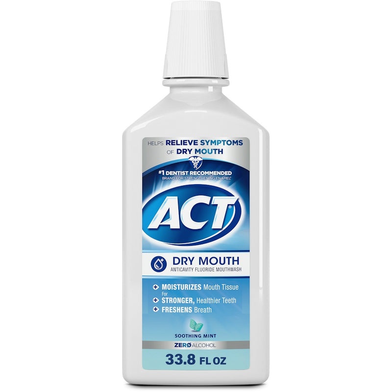 ACT ACT Total Care Dry Mouth Anticavity Fluoride Mouthwash Soothing Mint 33.80 Oz Mouthwash
