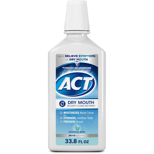 ACT ACT Total Care Dry Mouth Anticavity Fluoride Mouthwash Soothing Mint 33.80 Oz Mouthwash