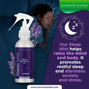 Garner's Garden Natural Sleep Mist lifestyle