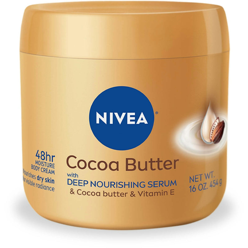Nivea Nivea Cocoa Butter Body Cream With Deep Nourishing Serum, 15.5 Ounce Lotion & Moisturizer