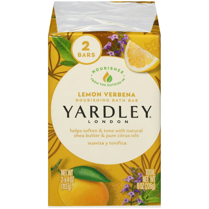 Yardley Yardley London Bath Bar, Lemon Verbena, Nourishing Bath & Body