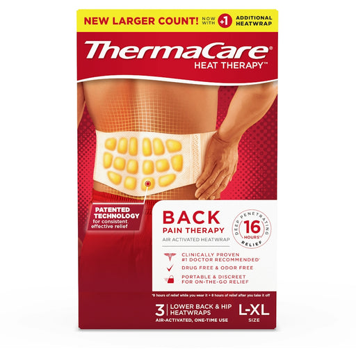 Thermacare Thermacare Heatwraps, Lower Back & Hip, L Xl Heating Pads