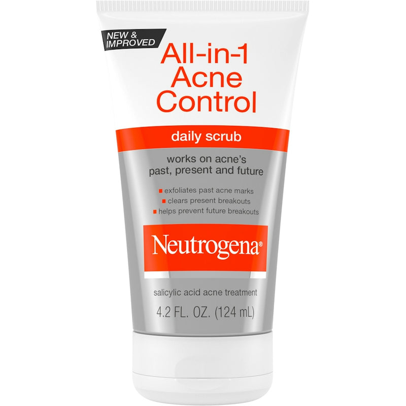 Neutrogena Neutrogena All In 1 Acne Control Daily Scrub 4.2 Fl Oz Tube Scrubs