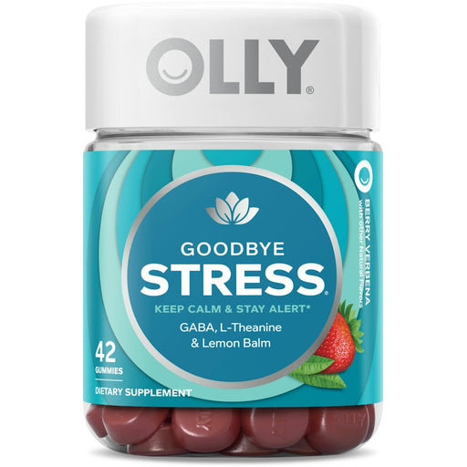 Olly Olly Berry Verbena  Goodbye Stress 42 Gummies Vitamins & Supplements