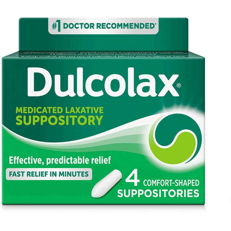 Dulcolax Dulcolax 10 Mg Laxative Suppositories, Comfort Shaped Health & Beauty
