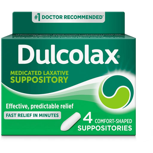 Dulcolax Dulcolax 10 Mg Laxative Suppositories, Comfort Shaped Health & Beauty