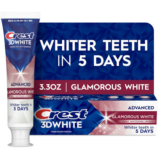 Crest Crest Advanced Glamorous White Fluoride Anticavity Toothpaste 3.3 Oz Toothpaste