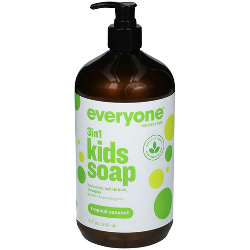 Everyone Everyone EO Products Soap For Kids, Tropical Coconut Twist Bath & Body