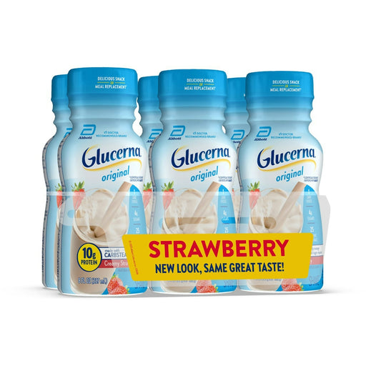 Glucerna Glucerna Original Creamy Strawberry Shake 6 Bottles 8 Fl Oz Bottle Fitness & Nutrition