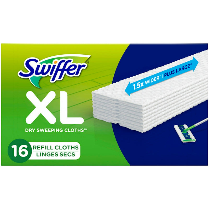 Swiffer Swiffer Sweeper XL Dry Pad Refill Sweeping Cloths - 16ct Mop Heads & Refills Midnight Blue