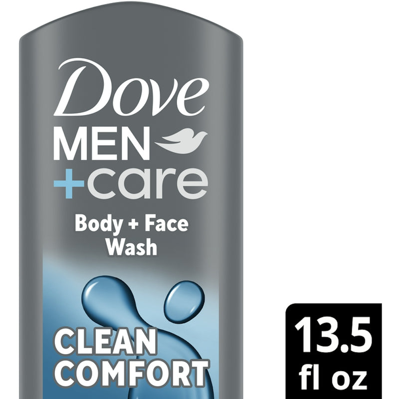 Dove Dove Men+Care Hydrating Clean Comfort Body + Face Wash 13.5 Fl Oz Bath & Body