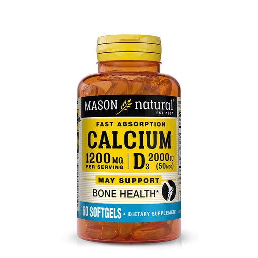 Mason Natural Mason Natural Liquid Calcium 1200 Mg With D3 2000 Iu Softgels Vitamins & Supplements